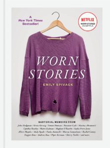 book cover purple sweater