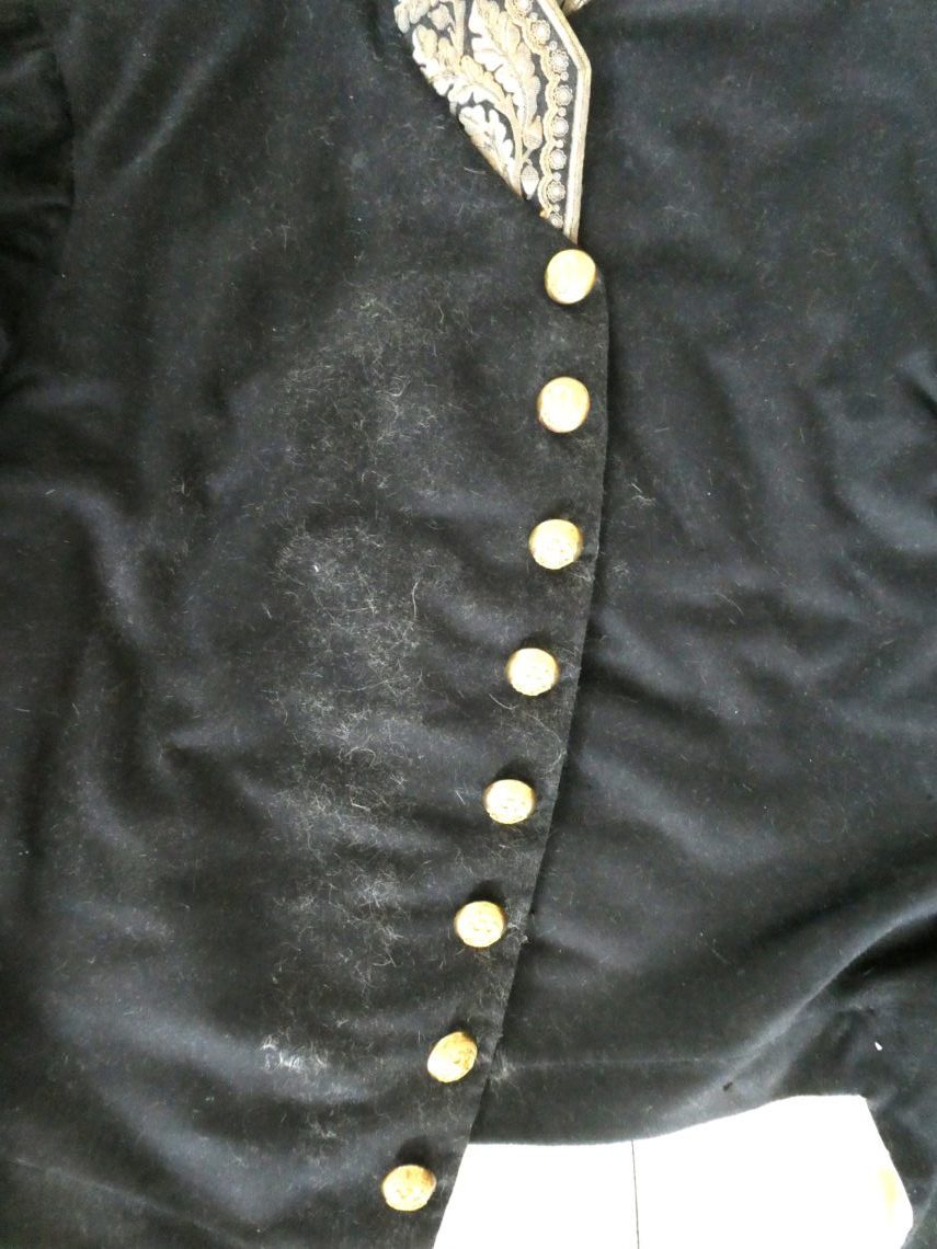 restored jacket with buttons